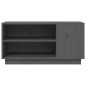 vidaXL Mueble de TV madera maciza de pino gris 80x35x40,5 cm vidaXL Mueble de TV madera maciza de pino gris 80x35x40,5 cm