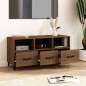 vidaXL Mueble para TV madera contrachapada roble marrón 102x35x50 cm vidaXL Mueble para TV madera contrachapada roble marrón 102x35x50 cm