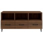 vidaXL Mueble para TV madera contrachapada roble marrón 102x35x50 cm vidaXL Mueble para TV madera contrachapada roble marrón 102x35x50 cm