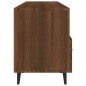 vidaXL Mueble para TV madera contrachapada roble marrón 102x35x50 cm vidaXL Mueble para TV madera contrachapada roble marrón 102x35x50 cm