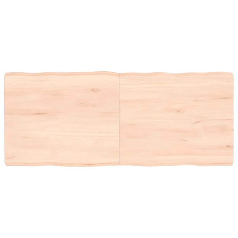 vidaXL Tablero de mesa madera maciza borde natural 120x50x(2-6) cm vidaXL Tablero de mesa madera maciza borde natural 120x50x(2-6) cm