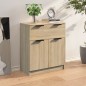 vidaXL Aparador de madera contrachapada color roble Sonoma 60x30x70 cm vidaXL Aparador de madera contrachapada color roble Sonoma 60x30x70 cm