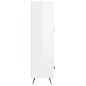 vidaXL Aparador alto madera de ingeniería blanco brillo 69,5x31x115 cm vidaXL Aparador alto madera de ingeniería blanco brillo 69,5x31x115 cm
