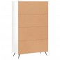 vidaXL Aparador alto madera de ingeniería blanco brillo 69,5x31x115 cm vidaXL Aparador alto madera de ingeniería blanco brillo 69,5x31x115 cm