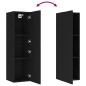 vidaXL Muebles para TV 2 uds madera contrachapada negro 30,5x30x110 cm vidaXL Muebles para TV 2 uds madera contrachapada negro 30,5x30x110 cm