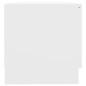 vidaXL Mueble para TV madera contrachapada blanco 80x35x36,5 cm