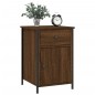 vidaXL Mesita de noche madera contrachapada marrón roble 40x42x60 cm vidaXL Mesita de noche madera contrachapada marrón roble 40x42x60 cm