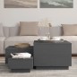vidaXL Cajas de almacenaje con tapa 3 pzas madera maciza pino gris vidaXL Cajas de almacenaje con tapa 3 pzas madera maciza pino gris