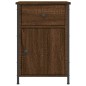 vidaXL Mesita de noche madera contrachapada marrón roble 40x42x60 cm vidaXL Mesita de noche madera contrachapada marrón roble 40x42x60 cm