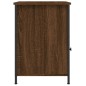 vidaXL Mesita de noche madera contrachapada marrón roble 40x42x60 cm vidaXL Mesita de noche madera contrachapada marrón roble 40x42x60 cm