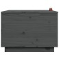 vidaXL Cajas de almacenaje con tapa 3 pzas madera maciza pino gris vidaXL Cajas de almacenaje con tapa 3 pzas madera maciza pino gris
