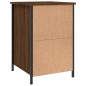 vidaXL Mesita de noche madera contrachapada marrón roble 40x42x60 cm vidaXL Mesita de noche madera contrachapada marrón roble 40x42x60 cm