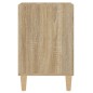 vidaXL Mueble para TV madera contrachapada roble Sonoma 100x35x55 cm vidaXL Mueble para TV madera contrachapada roble Sonoma 100x35x55 cm