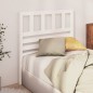 vidaXL Cabecero de cama madera maciza de pino blanco 81x4x100 cm vidaXL Cabecero de cama madera maciza de pino blanco 81x4x100 cm