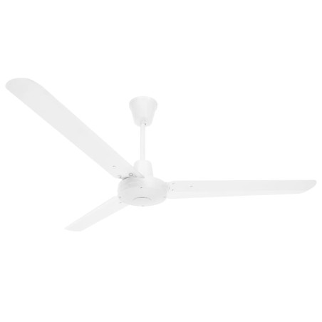 vidaXL Ventilador de techo blanco 142 cm