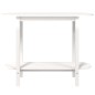 vidaXL Mesa consola de madera maciza de pino blanco 110x40x80 cm vidaXL Mesa consola de madera maciza de pino blanco 110x40x80 cm