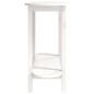 vidaXL Mesa consola de madera maciza de pino blanco 110x40x80 cm vidaXL Mesa consola de madera maciza de pino blanco 110x40x80 cm