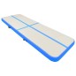 vidaXL Esterilla inflable de gimnasia con bomba PVC azul 400x100x20 cm vidaXL Esterilla inflable de gimnasia con bomba PVC azul 400x100x20 cm