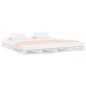 vidaXL Cama de palets madera maciza de pino blanca 120x200 cm vidaXL Cama de palets madera maciza de pino blanca 120x200 cm