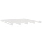 vidaXL Cama de palets madera maciza de pino blanca 120x200 cm vidaXL Cama de palets madera maciza de pino blanca 120x200 cm