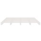 vidaXL Cama de palets madera maciza de pino blanca 120x200 cm vidaXL Cama de palets madera maciza de pino blanca 120x200 cm