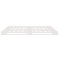 vidaXL Cama de palets madera maciza de pino blanca 120x200 cm vidaXL Cama de palets madera maciza de pino blanca 120x200 cm