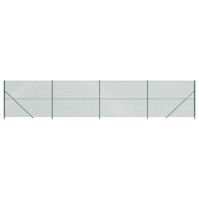 vidaXL Cerca de alambre con brida verde 1,4x10 m vidaXL Cerca de alambre con brida verde 1,4x10 m