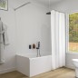 Sealskin Barra de cortina de ducha Easy-Roll aluminio mate Sealskin Barra de cortina de ducha Easy-Roll aluminio mate
