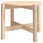 vidaXL Mesa de centro de madera maciza de pino 62,5x45 cm vidaXL Mesa de centro de madera maciza de pino 62,5x45 cm