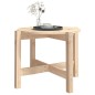 vidaXL Mesa de centro de madera maciza de pino 62,5x45 cm vidaXL Mesa de centro de madera maciza de pino 62,5x45 cm