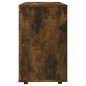 vidaXL Mesa auxiliar madera contrachapada roble ahumado 70x35x55 cm vidaXL Mesa auxiliar madera contrachapada roble ahumado 70x35x55 cm