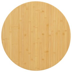 vidaXL Tablero de mesa de bambú Ø90x1,5 cm