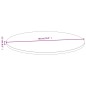 vidaXL Tablero de mesa de bambú Ø90x1,5 cm vidaXL Tablero de mesa de bambú Ø90x1,5 cm