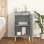 vidaXL Mesita de noche madera contrachapada gris hormigón 40x35x70 cm vidaXL Mesita de noche madera contrachapada gris hormigón 40x35x70 cm