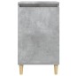 vidaXL Mesita de noche madera contrachapada gris hormigón 40x35x70 cm vidaXL Mesita de noche madera contrachapada gris hormigón 40x35x70 cm