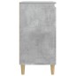 vidaXL Mesita de noche madera contrachapada gris hormigón 40x35x70 cm vidaXL Mesita de noche madera contrachapada gris hormigón 40x35x70 cm