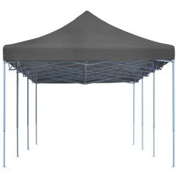 vidaXL Carpa para fiestas pop-up plegable antracita 3x9 m
