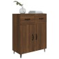 vidaXL Aparador de madera de ingeniería marrón roble 69,5x34x90 cm vidaXL Aparador de madera de ingeniería marrón roble 69,5x34x90 cm