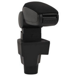 vidaXL Reposabrazos para coche ABS negro 15,5x32x(41-54) cm