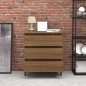 vidaXL Aparador de madera contrachapada roble marrón 60x35x69 cm vidaXL Aparador de madera contrachapada roble marrón 60x35x69 cm