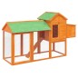 vidaXL Gallinero madera maciza de pino marrón 193x65x117 cm vidaXL Gallinero madera maciza de pino marrón 193x65x117 cm