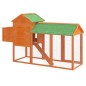 vidaXL Gallinero madera maciza de pino marrón 193x65x117 cm vidaXL Gallinero madera maciza de pino marrón 193x65x117 cm