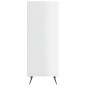 vidaXL Estantería madera de ingeniería blanco brillo 34,5x32,5x90 cm vidaXL Estantería madera de ingeniería blanco brillo 34,5x32,5x90 cm
