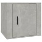 vidaXL Mesita de noche color gris hormigón 50x39x47 cm vidaXL Mesita de noche color gris hormigón 50x39x47 cm