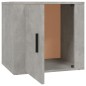 vidaXL Mesita de noche color gris hormigón 50x39x47 cm vidaXL Mesita de noche color gris hormigón 50x39x47 cm