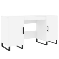 vidaXL Escritorio madera de ingeniería blanco 140x50x75 cm
