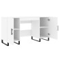 vidaXL Escritorio madera de ingeniería blanco 140x50x75 cm vidaXL Escritorio madera de ingeniería blanco 140x50x75 cm