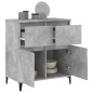 vidaXL Aparador de madera contrachapada gris hormigón 60x35x70 cm vidaXL Aparador de madera contrachapada gris hormigón 60x35x70 cm