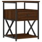 vidaXL Mesita de noche madera de ingeniería marrón roble 40x42x55 cm vidaXL Mesita de noche madera de ingeniería marrón roble 40x42x55 cm