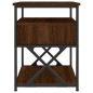 vidaXL Mesita de noche madera de ingeniería marrón roble 40x42x55 cm vidaXL Mesita de noche madera de ingeniería marrón roble 40x42x55 cm